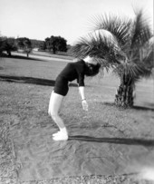 Fairfax Smathers exercising at Florida State University.