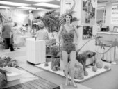 Mannequin and other exhibits at Florida showcase .,