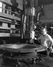 Unidentified men at Florida Machine and Foundry - Jacksonville, Florida .