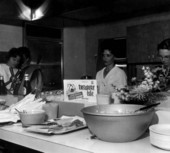 View of shrimp processing process