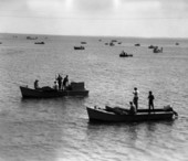Oyster boats and oystermen - Apalachicola, Florida