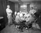 Men gather to play poker - Fort Lauderdale, Florida