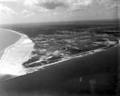 Aerial view of Naval Station Mayport - Mayport, Florida .
