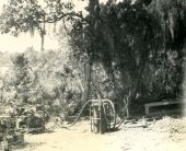 Machines of the U.S. Army Corps of Engineers at Eglin Field near Ft. Walton Beach, Florida.