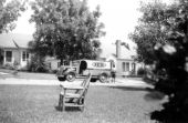 Middle Florida Ice Co. truck in the Los Robles subdivision of Tallahassee, Florida.
