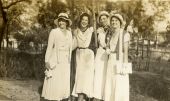 Chi Delta Nu Sorority sisters at Southern College in Lakeland, Florida.