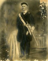 Portrait of a Knights Templar Mason from Lodge No. 5 in Tallahassee.