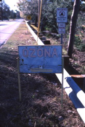 Sign at Ozona city limits..
