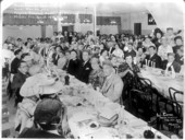 Seder services conducted by Rabbi Max Shapiro..