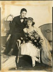 Florida State College for Women junior-senior all-female wedding portrait - Tallahassee, Florida.