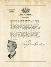 Stationery used by Governor Cary A. Hardee