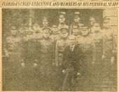 Governor Cary A. Hardee and members of his personal staff.