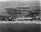 Aerial view of Thousand Islands near Cocoa Beach - Brevard County, Florida.