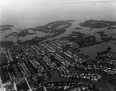 Aerial view of Thousand Islands near Cocoa Beach - Brevard County, Florida.