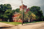 View of El Bethel Primitive Baptist Church at 509 E. Columbus Drive in the Tampa Heights Historic District.