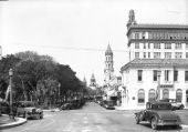 Looking northwest on Cathedral street - Saint Augustine, Florida