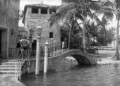 People enjoying the Venetian Pool - Coral Gables, Florida