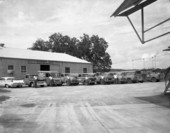Fred S. Winterle and son's Gulf oil distribution trucks .