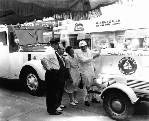 Demonstrating the Dade County Civil Defense Program - Surfside, Florida
