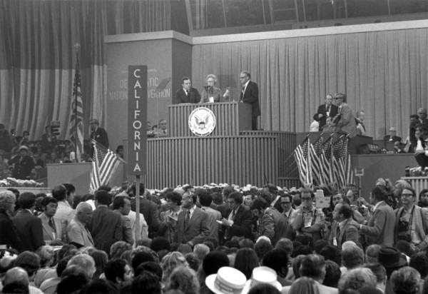 Opening session at the Democratic Convention - Miami Beach, Florida.