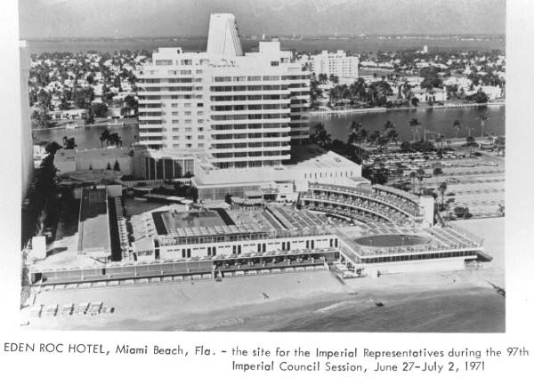 Eden Roc Hotel - Miami Beach, Florida.