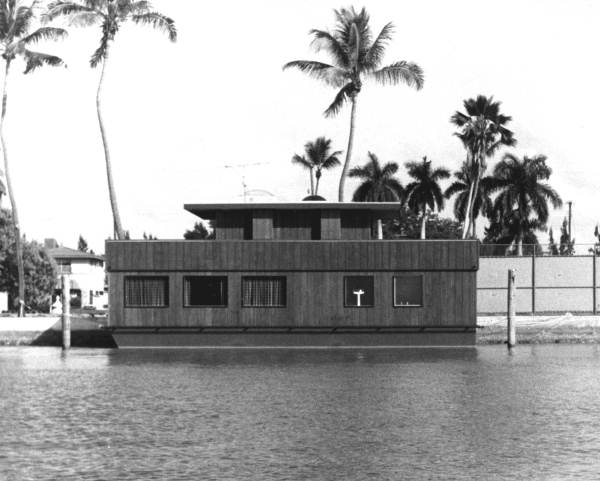 Houseboat on Biscayne Bay