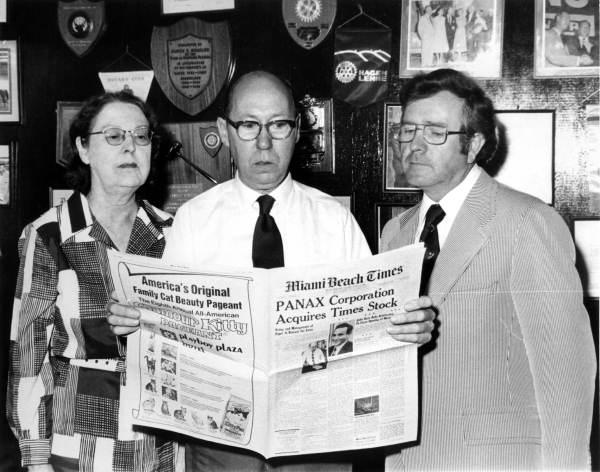 Looking over the issue that announces the sale of the Miami Beach Times